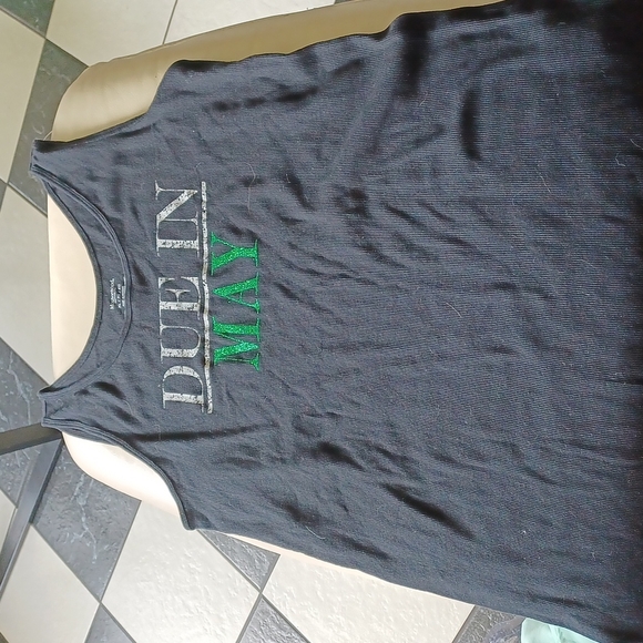 Motherhood Maternity Tops - Motherhood Maternity Women's Black Due In May Tank Top New Size XL